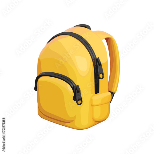 A yellow construction safety hard hat with ear protection headphones is isolated on a white background