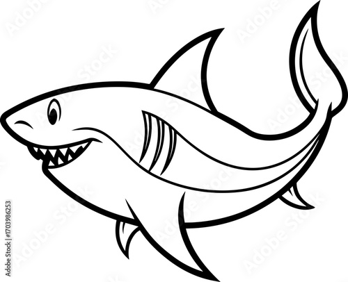 shark vector illustration