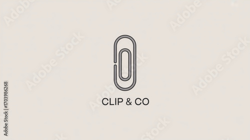 Paperclip stationery office supplies clip binder metal clip school clip document clip business clip design