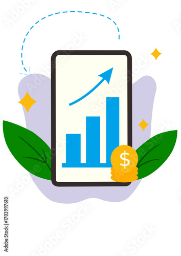 social media marketing illustration