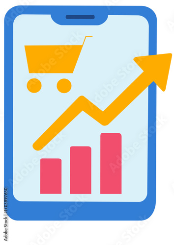 social media marketing illustration