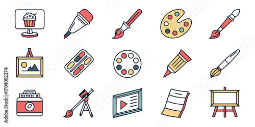 Creative art supplies and tools for artists