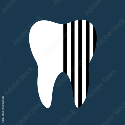 Dental Health A Striking Visual Representation of Tooth Restoration
