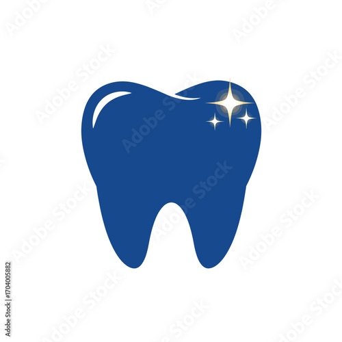 Tooth Sparkle Clean Dental Health Illustration
