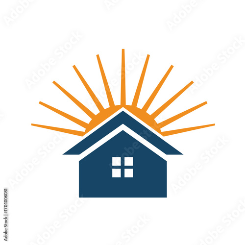Sunny Home Simple, Clean Design with a Welcoming Vibe for Real Estate and Construction