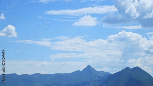 Time lapse of Yulong snow mountains in China