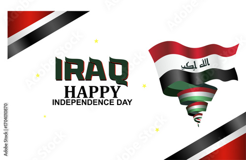 Iraq Independence Day Poster October 3rd