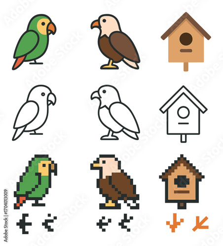 European union human rights symbols: books, scales, gavel illustrations