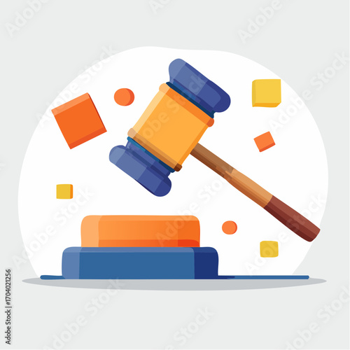 Pixel Art Gavel Striking Sound Block