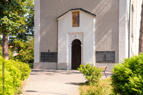 September 13, 2025 - Belgrade, Serbia. Church of St. Apostles Peter and Paul Exterior on a sunny day