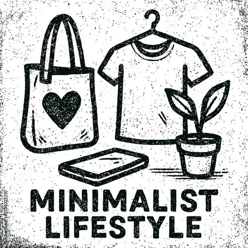 Embrace a Minimalist Lifestyle: Essential Living with Simple Wardrobe Choices, Sustainable Bags, Digital Connection, and Green Home Decor. Discover the Joy of Decluttering and Mindful Consumption for