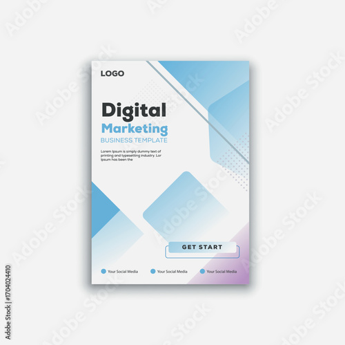 creative business flyer design template