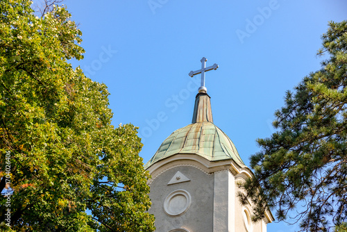 September 13, 2025 - Belgrade, Serbia. Church of St. Apostles Peter and Paul Exterior on a sunny day