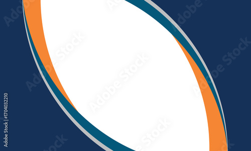 abstract business banner background design with curve, vector illustration eps10
