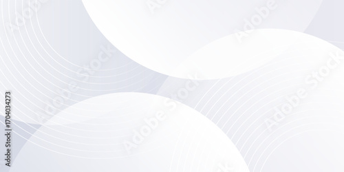 Simple lines grey background with dynamic circle lines art modern nice