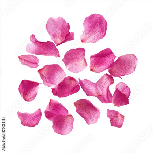 Wallpaper Mural Delicate Pink Rose Petals , isolated on white background png Torontodigital.ca
