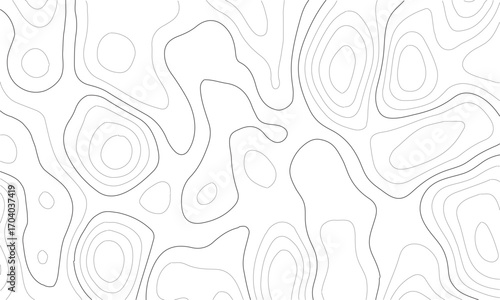 Topography world map vector template with vintage cartography line patterns, detailed elevation contours, and retro outdoor style, perfect for hiking, trekking, exploration, adventure travel design pr