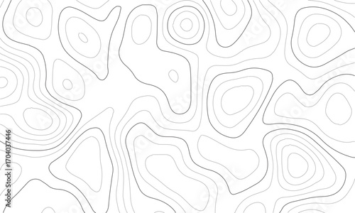 Topography world map vector template with vintage cartography line patterns, detailed elevation contours, and retro outdoor style, perfect for hiking, trekking, exploration, adventure travel design pr