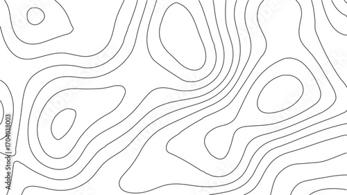 Topographic vintage style contour line world map vector illustration with detailed elevation patterns, ideal for mountain cartography design, outdoor exploration, hiking, trekking, adventure travel pr