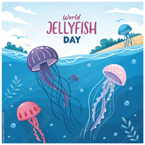 World Jellyfish Day celebrates fascinating jellyfish raising awareness about ocean conservation and biodiversity
