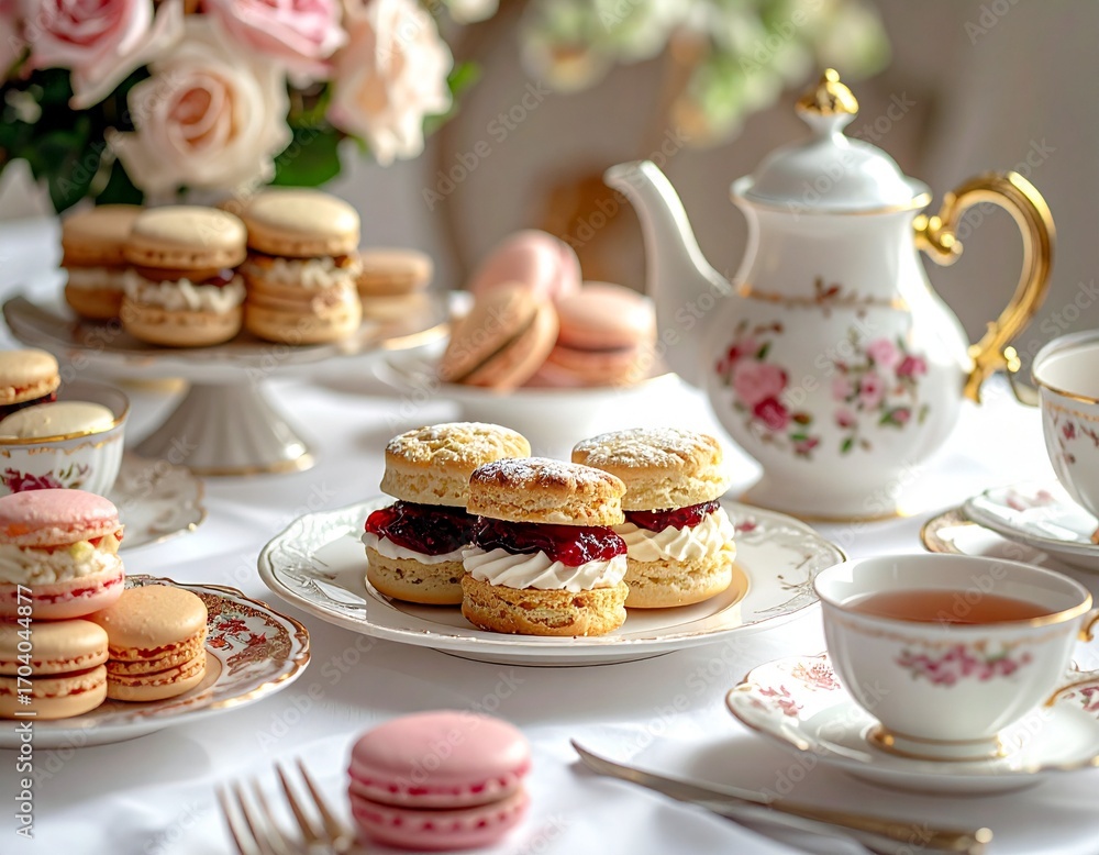 Fototapeta premium Elegant Afternoon Tea