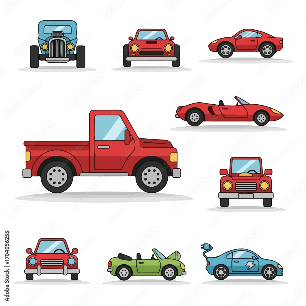 Naklejka premium Cute mobile icon vector 