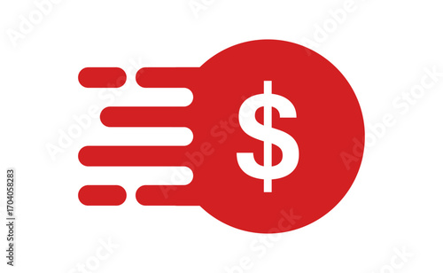 Fast and Secure Digital Payment Logo Design | Speedy Financial Transaction Icon