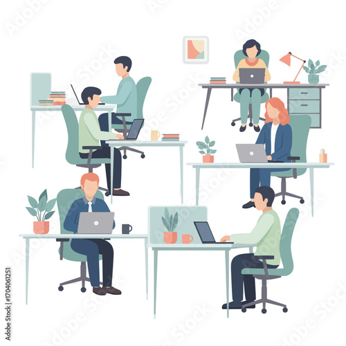 business meeting in office