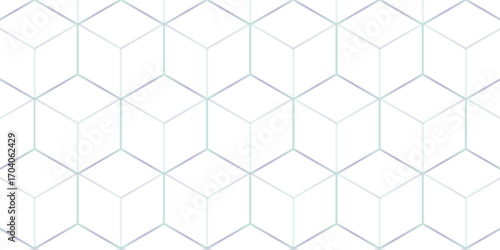 Vector cubic background with seamless geometric pattern. Abstract minimal blank cube. Modern mosaic and grid pattern.eps 10 vector