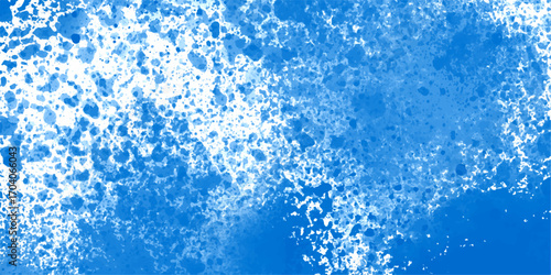 Blue cement wall background with abstract pattern in retro concept for wallpaper or graphic design. Blue stain rusty metal texture overlay grunge vintage abstract background.