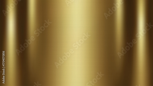 Gold metallic texture with vertical brushed finish and soft reflection