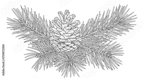 Intricate abstract design with delicate floral and organic elements in a symmetrical pattern.