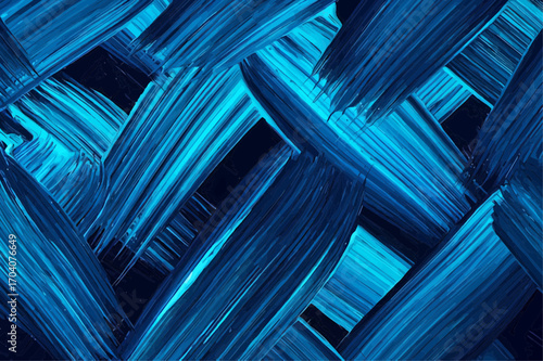 abstract background of blue glass