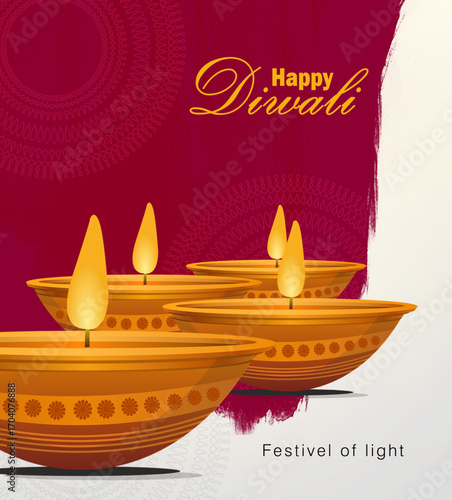 Diwali is the festival of lights, celebrated across India in unique and colorful ways, Happy Diwali, celebration of lights.