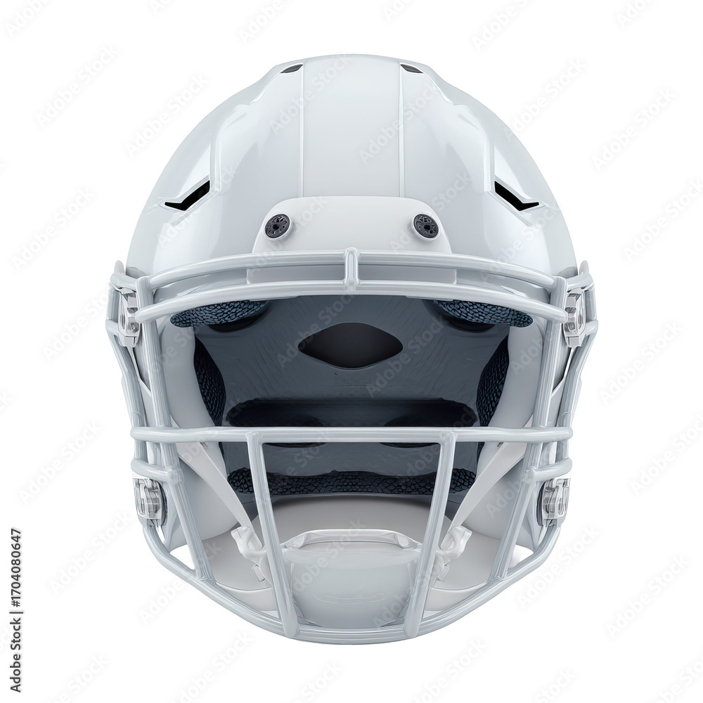 Fototapeta premium American Football Helmet on Transparent Background