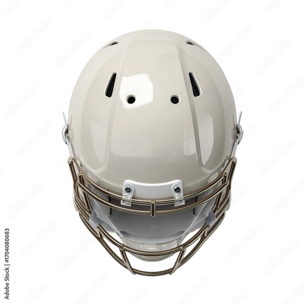 Fototapeta premium American Football Helmet on Transparent Background