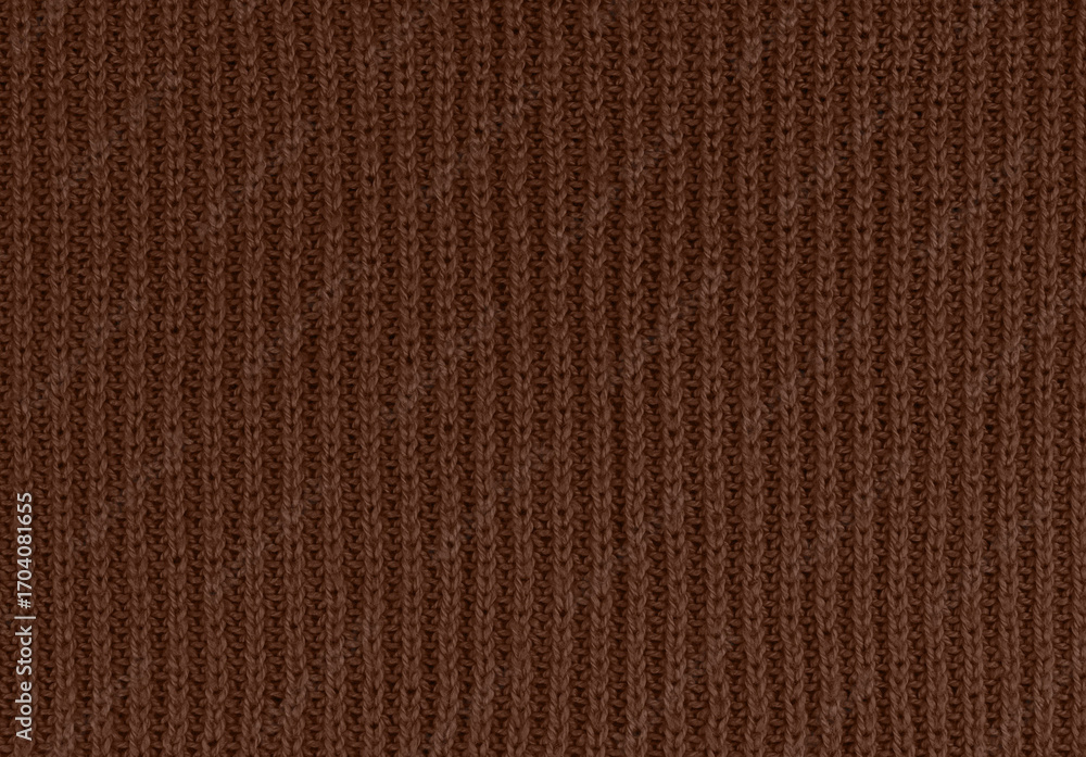 Fototapeta premium Brown knitted wool texture background