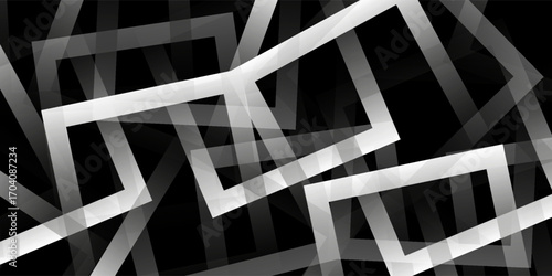 Abstract  glowing lines lights on black background eps 10