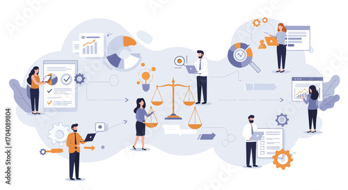 Workflow optimization with compliance audit ensuring data integrity and ethical practices