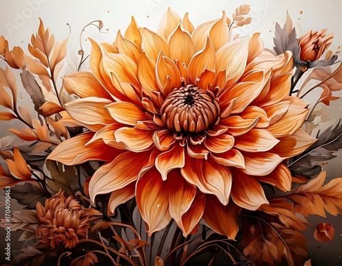 Ornate Dahlia Bouquet