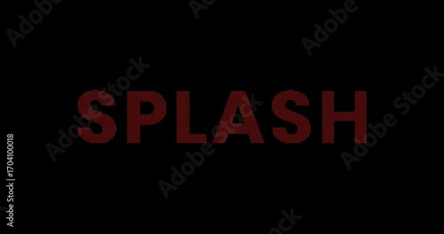 Red dots scattered across a black background particles points