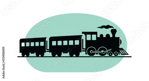 Vintage train, a powerful symbol of transportation, nostalgia, and the romance of travel, evoking a sense of history and adventure