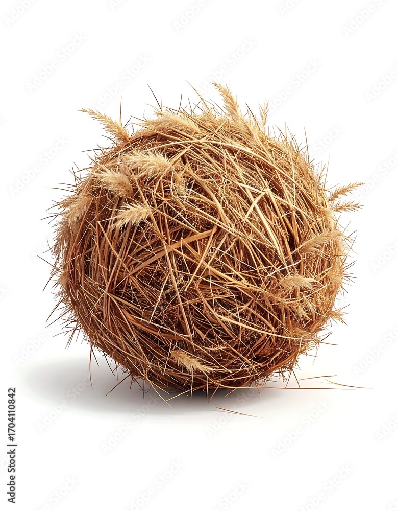 Obraz premium Sphere of dried grasses