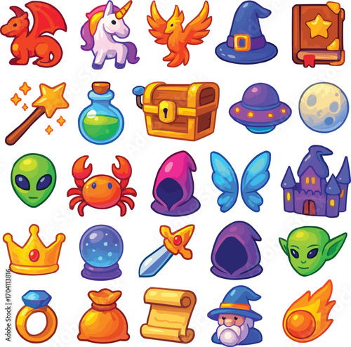 Fantasy & Magic Icon Set