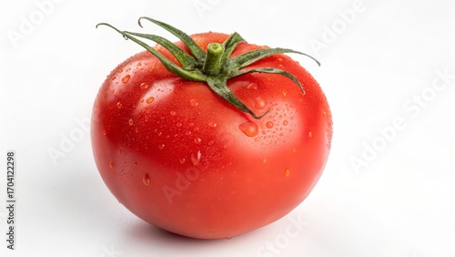 Fresh whole red tomato