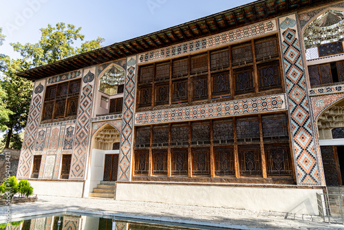Sheki, Azerbaijan, Palace of the Sheki Khans, World Heritage Site.