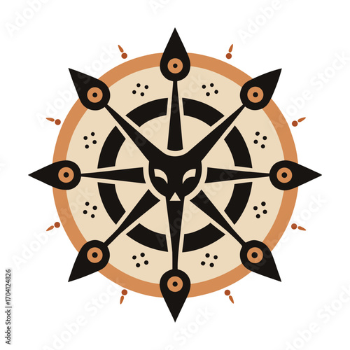 ancient hittite star mandala symbol