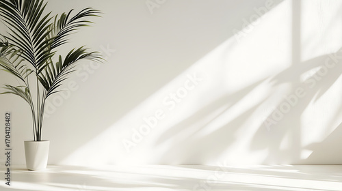 Abstract light gray interior design