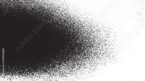 Abstract Grunge Texture Overlay Old Canvas Scratch and Distress Effects, Grain Noise Background Vector | Gradient Dust Dots Grunge Texture with Transparent Overlay