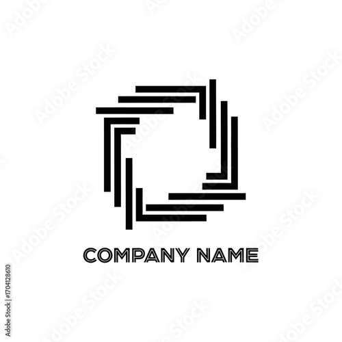 Abstract Geometric Logo Design.